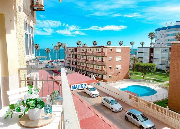 Precioso estudio en 1ª linea de playa