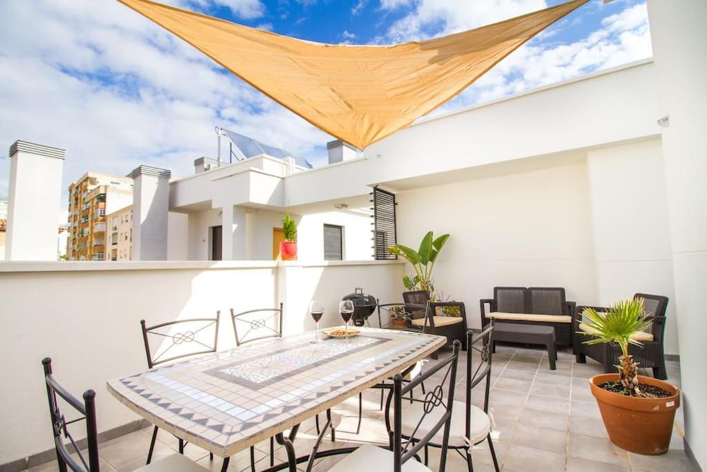 Luxury Duplex Downtown Superb Terrace&free Parking Apartment *