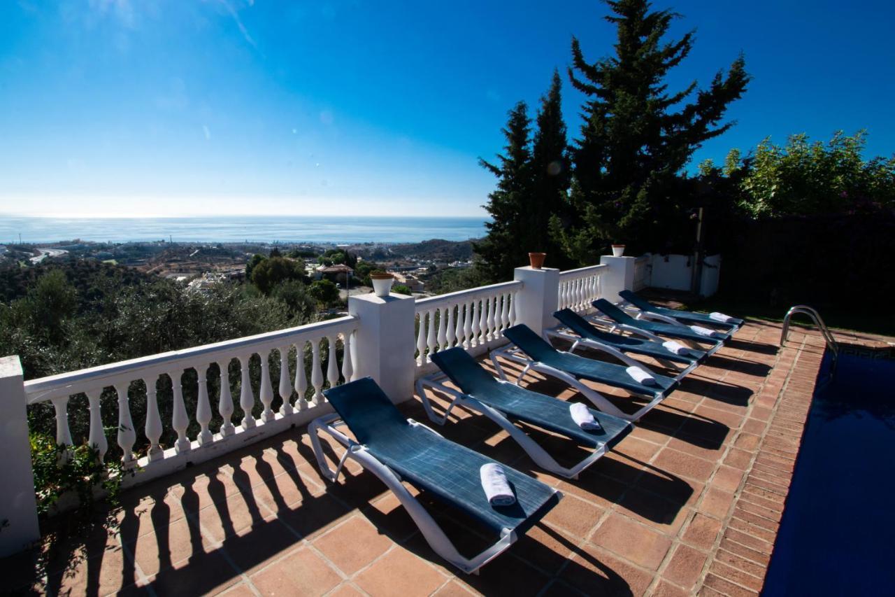 Villa Gran Con Vistas Al Mar Y Piscina Privada Malaga