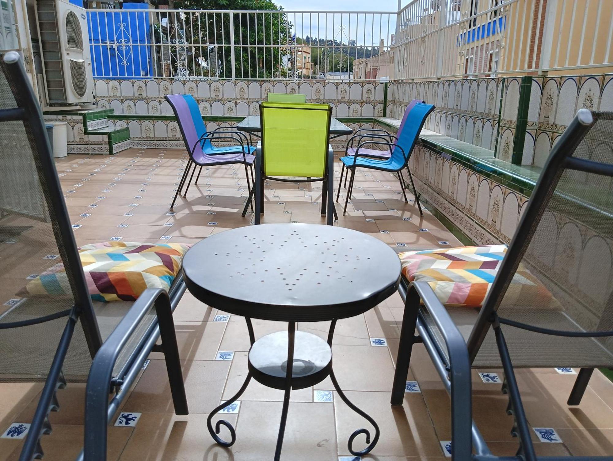 Apartamento Piso Centrico 1.5km Playa Con Gran Terraza +vistas Málaga