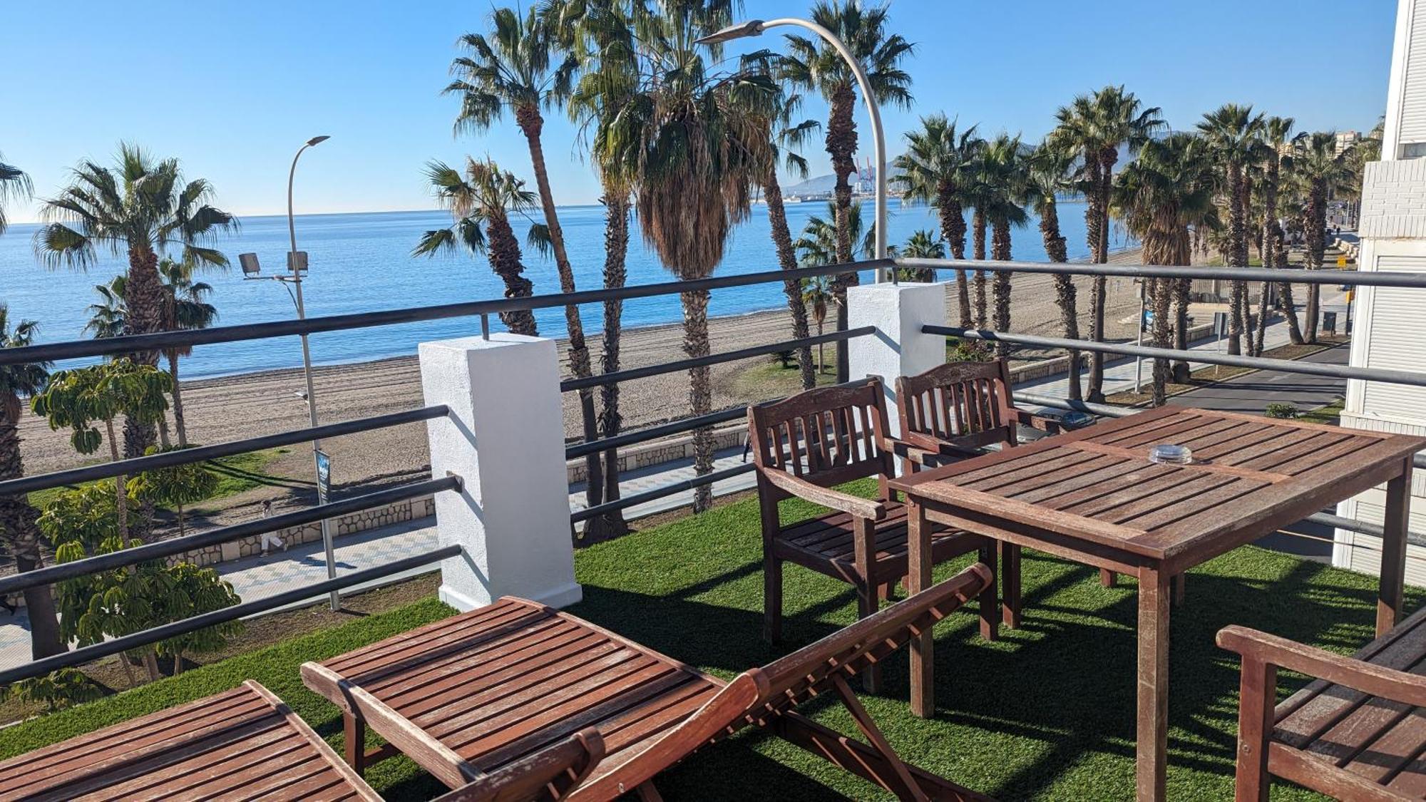 Loft Con Gran Terraza En Primera Linea De Playa Apartamento