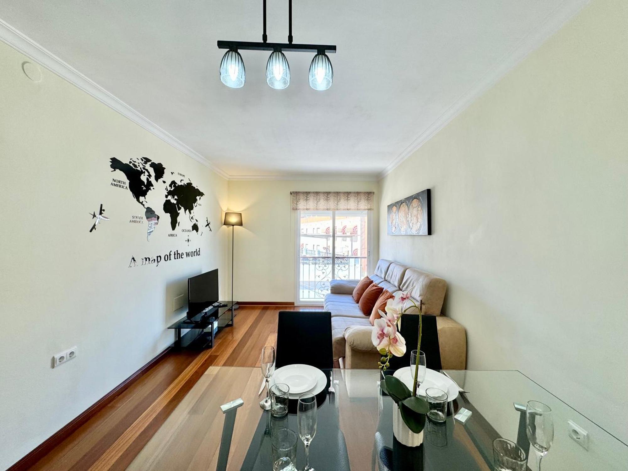 Apartamento Lujoso Piso Centro Aparcamiento Privado, Terraza & Ac