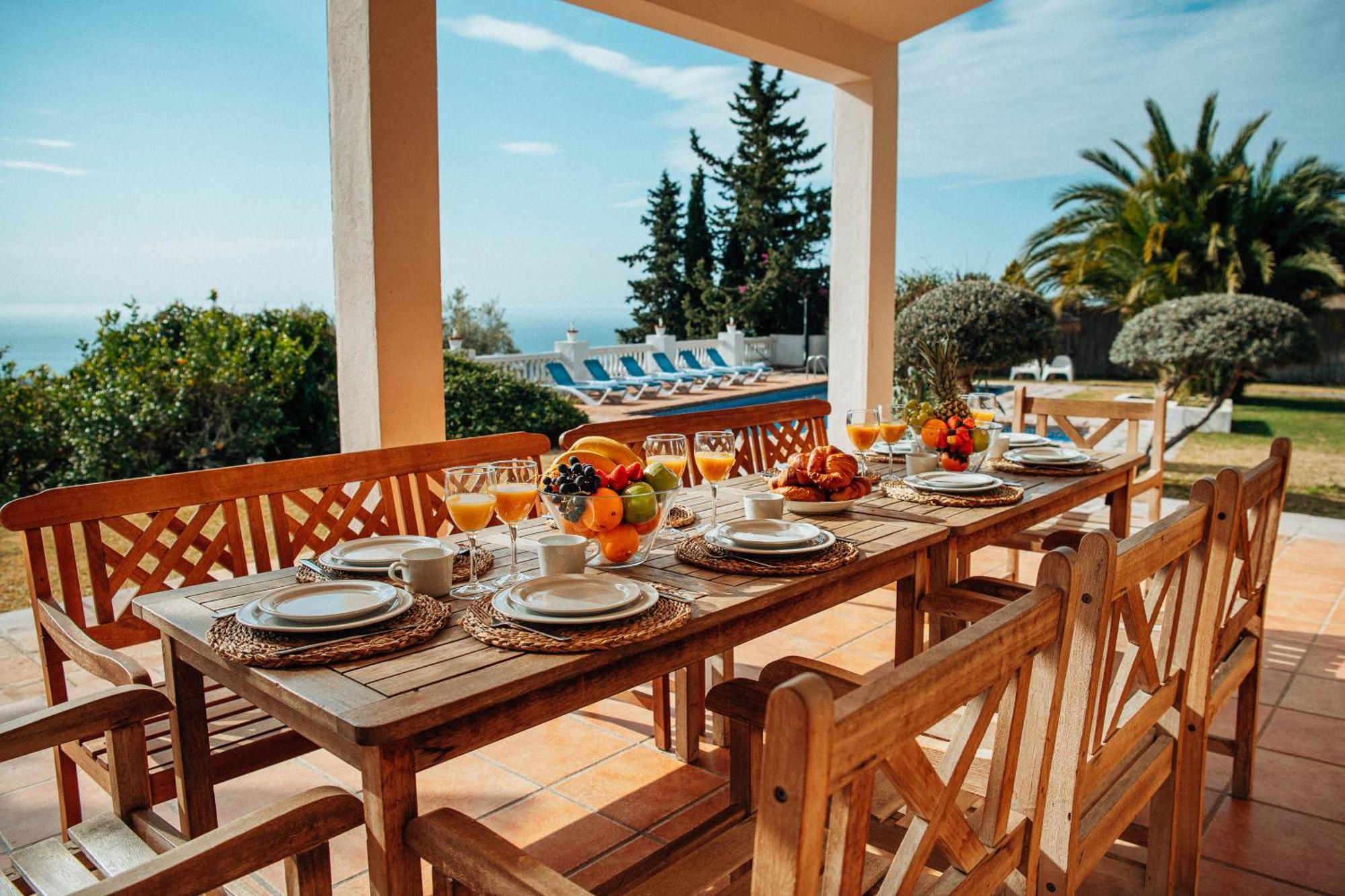 Gran Con Vistas Al Mar Y Piscina Privada