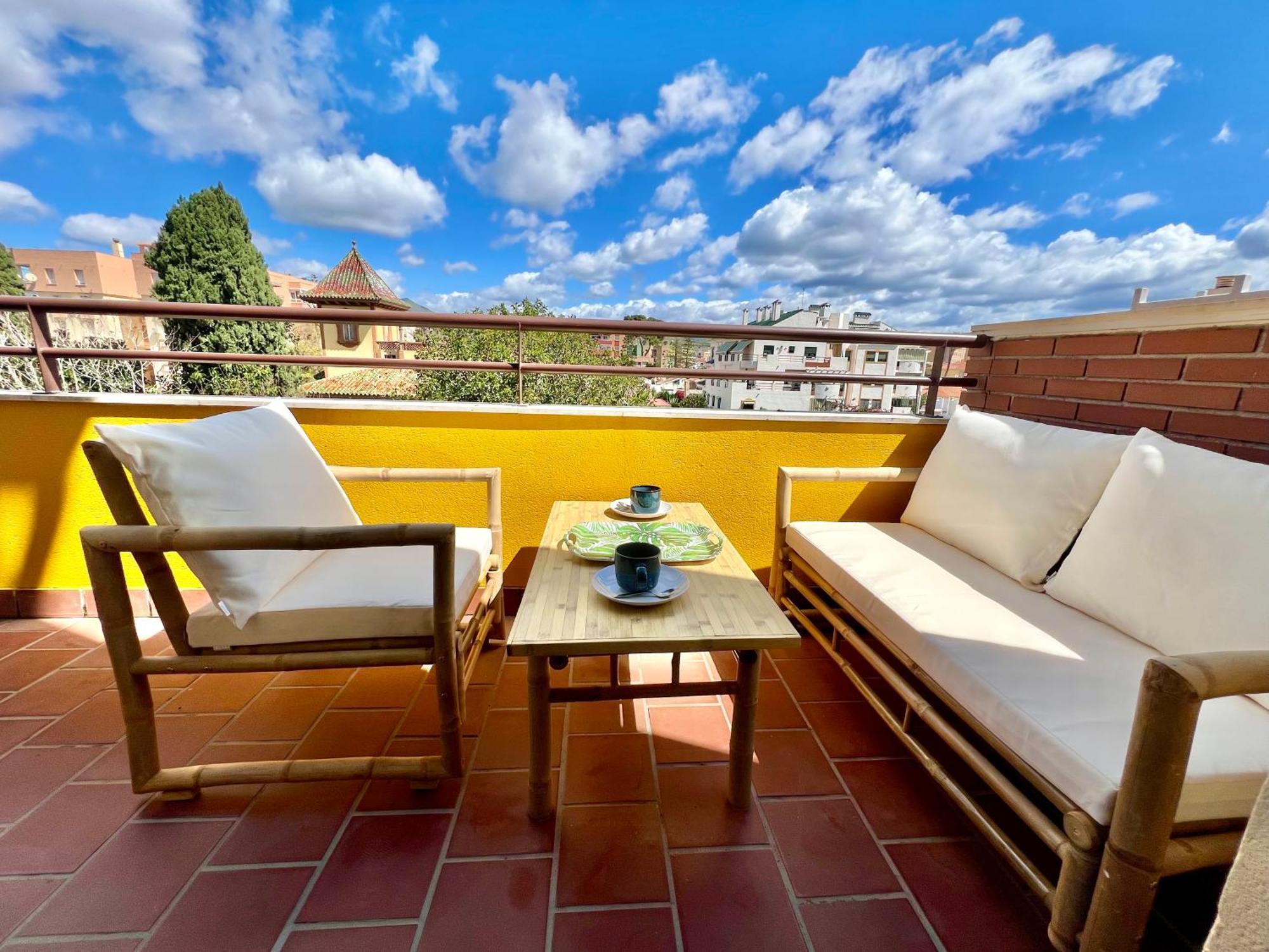 Urban Retreat With Views & Terrace Malaga