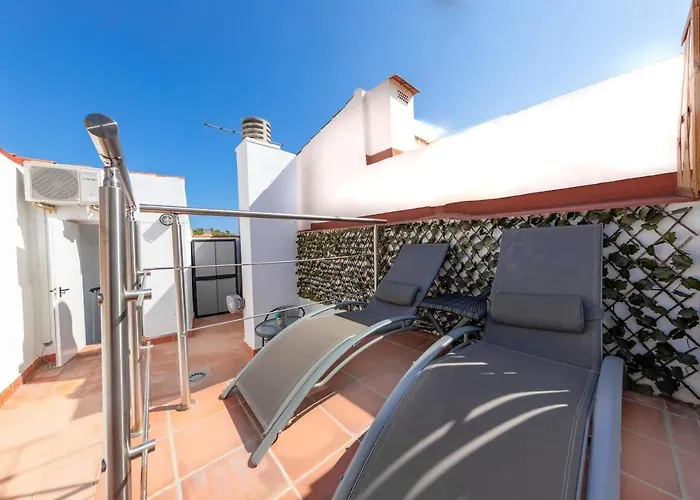 Cozy studio with private rooftop - Málaga center