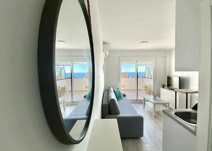 Balneario Estudio Con Terraza Y Vistas Al Mar