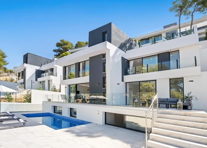 Villas Pinares De San Anton, Malaga, With Sea, City And Mountain Views