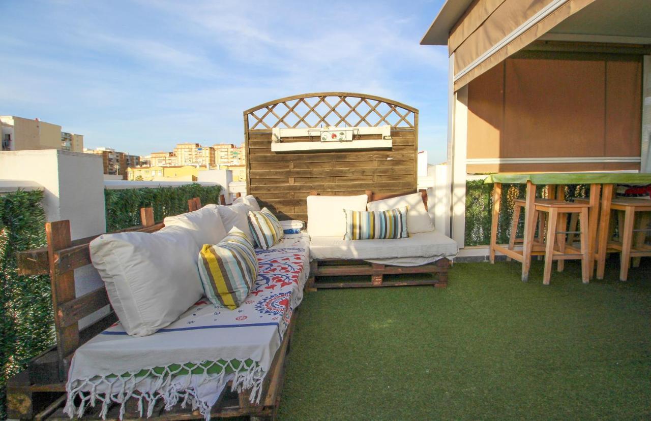 Cz-casa Azul Terraza Playa Malaga
