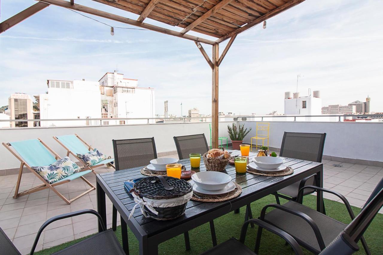 Apartment Center Flat Terrace & Parking Malaga