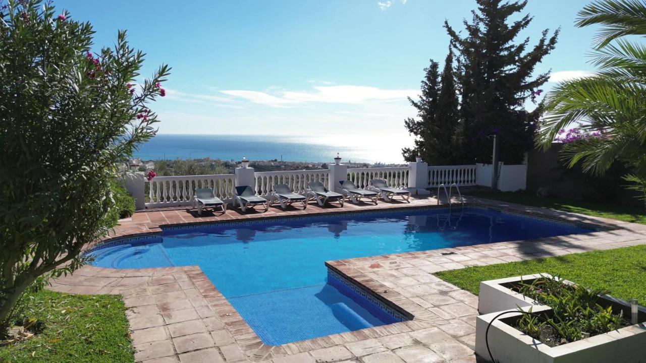 Villa Gran Con Vistas Al Mar Y Piscina Privada Málaga