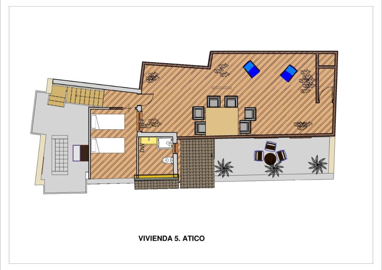 Apartamento Dona Elvira. Terrazas *