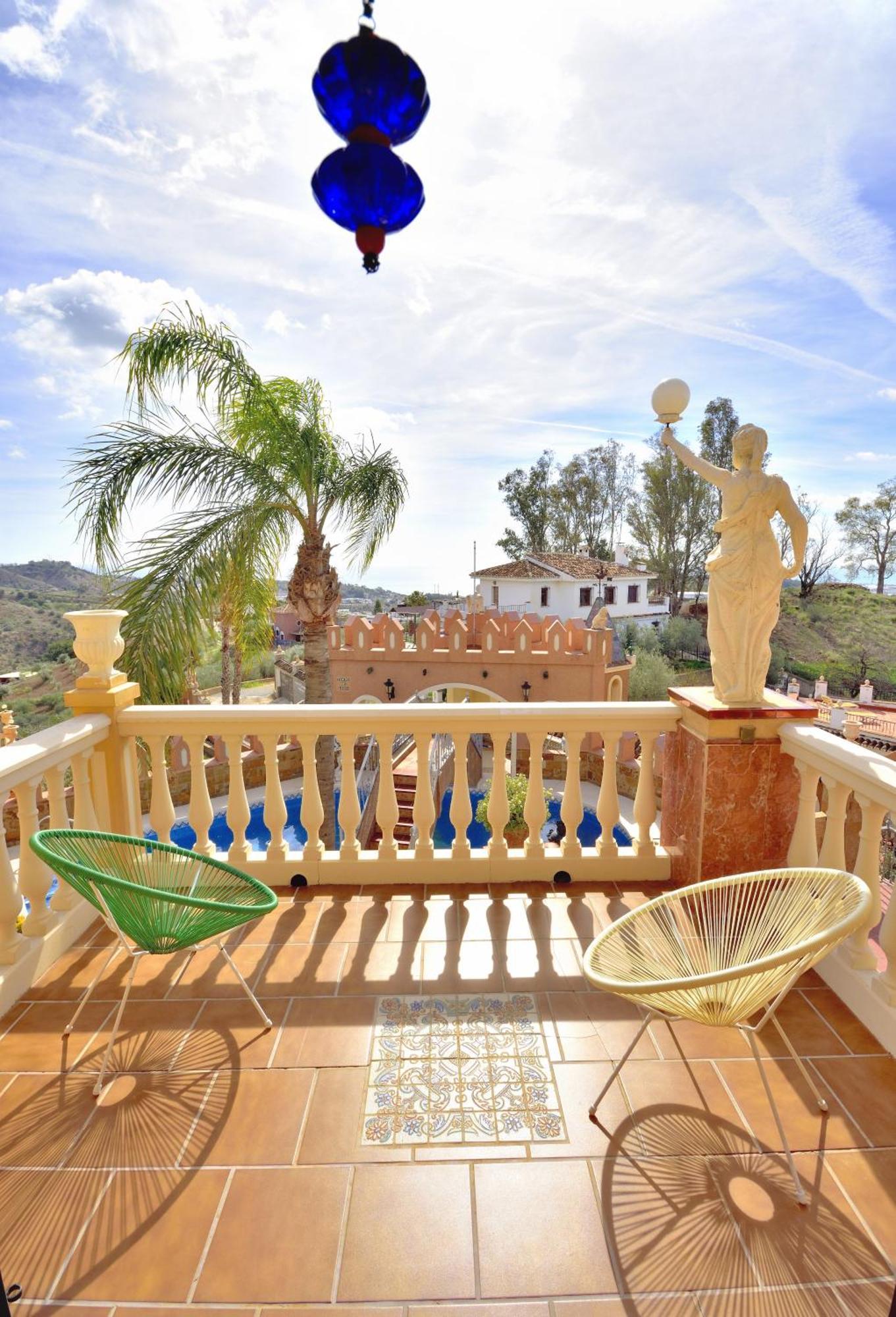 Villa Rural En Con Piscina Y Vistas Al Mar Málaga
