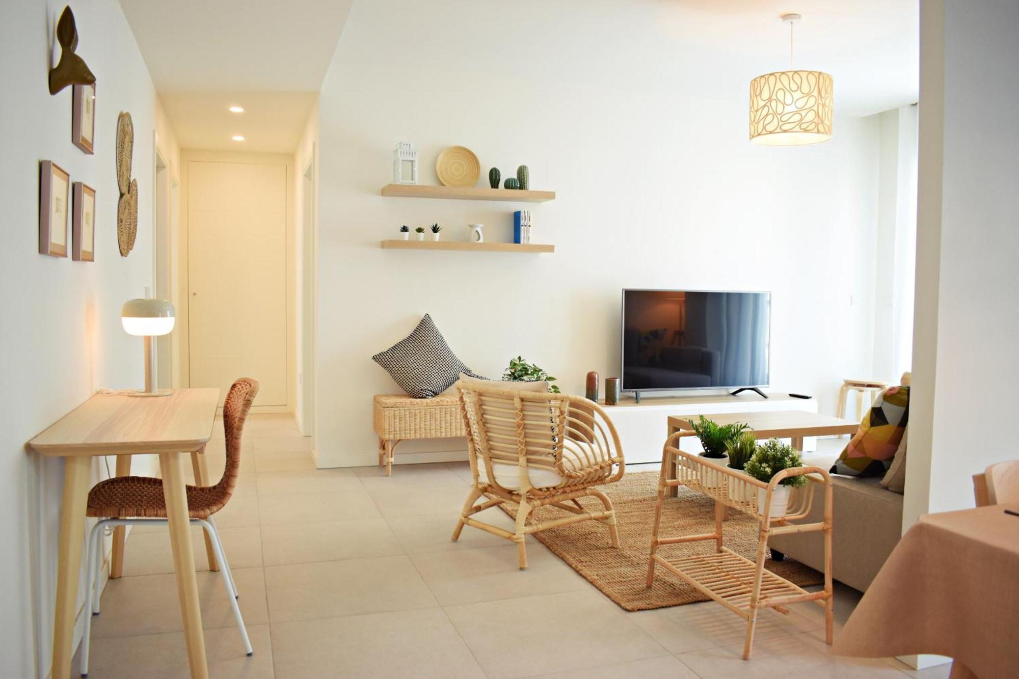 Amalia's Home: Luminoso Muy Cerca De La Playa Apartamento Málaga