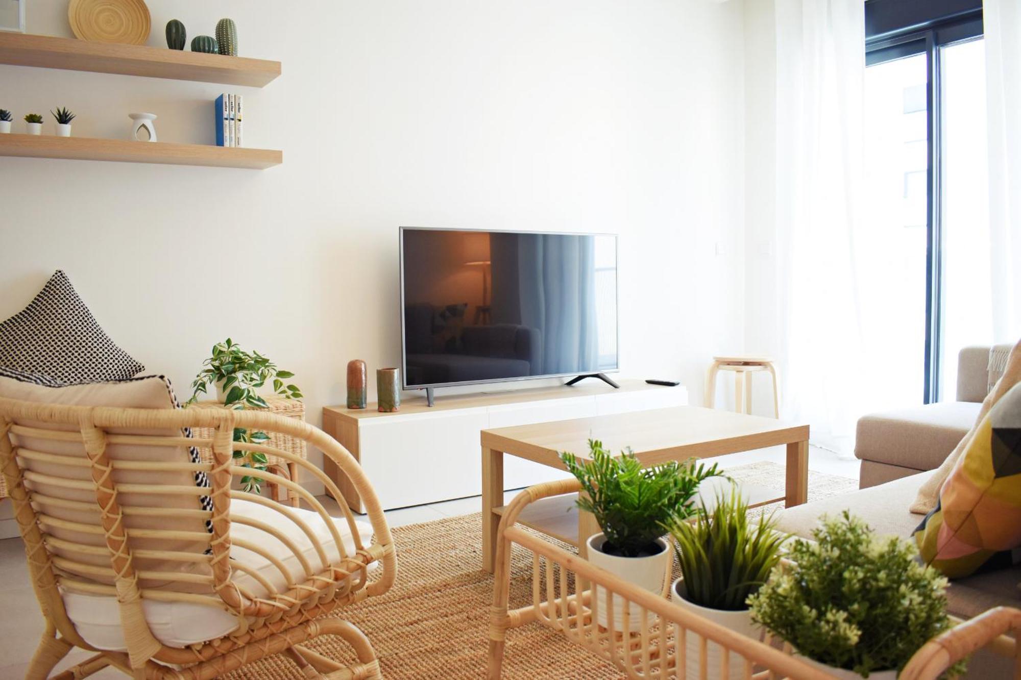 Amalia's Home: Luminoso Muy Cerca De La Playa Apartamento Málaga