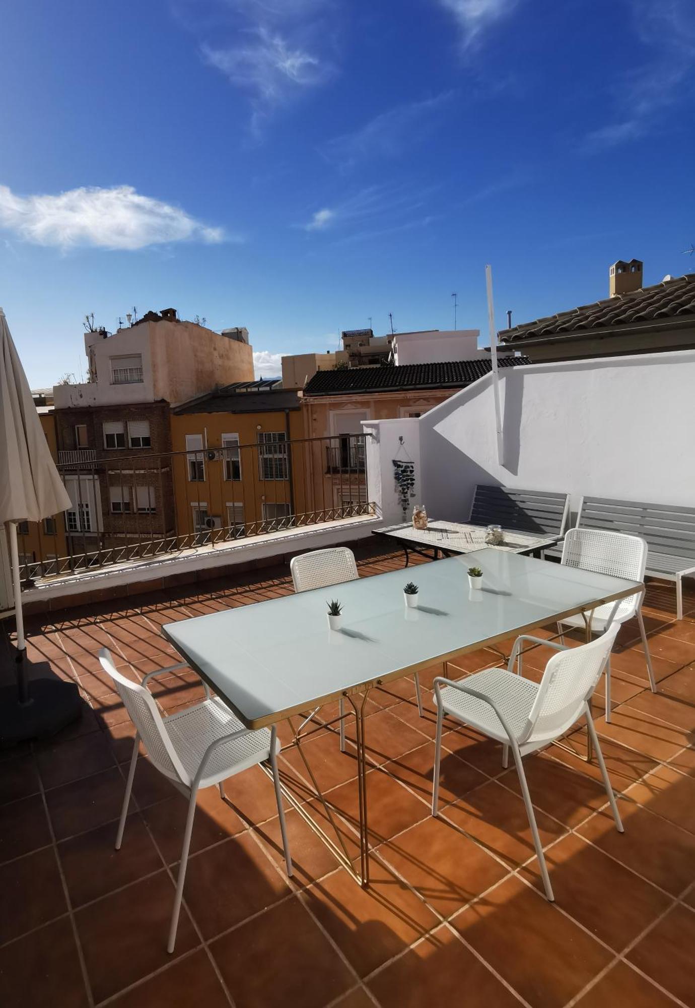 Atico Con Vistas Centro Historico / Terraza 40 M * Málaga