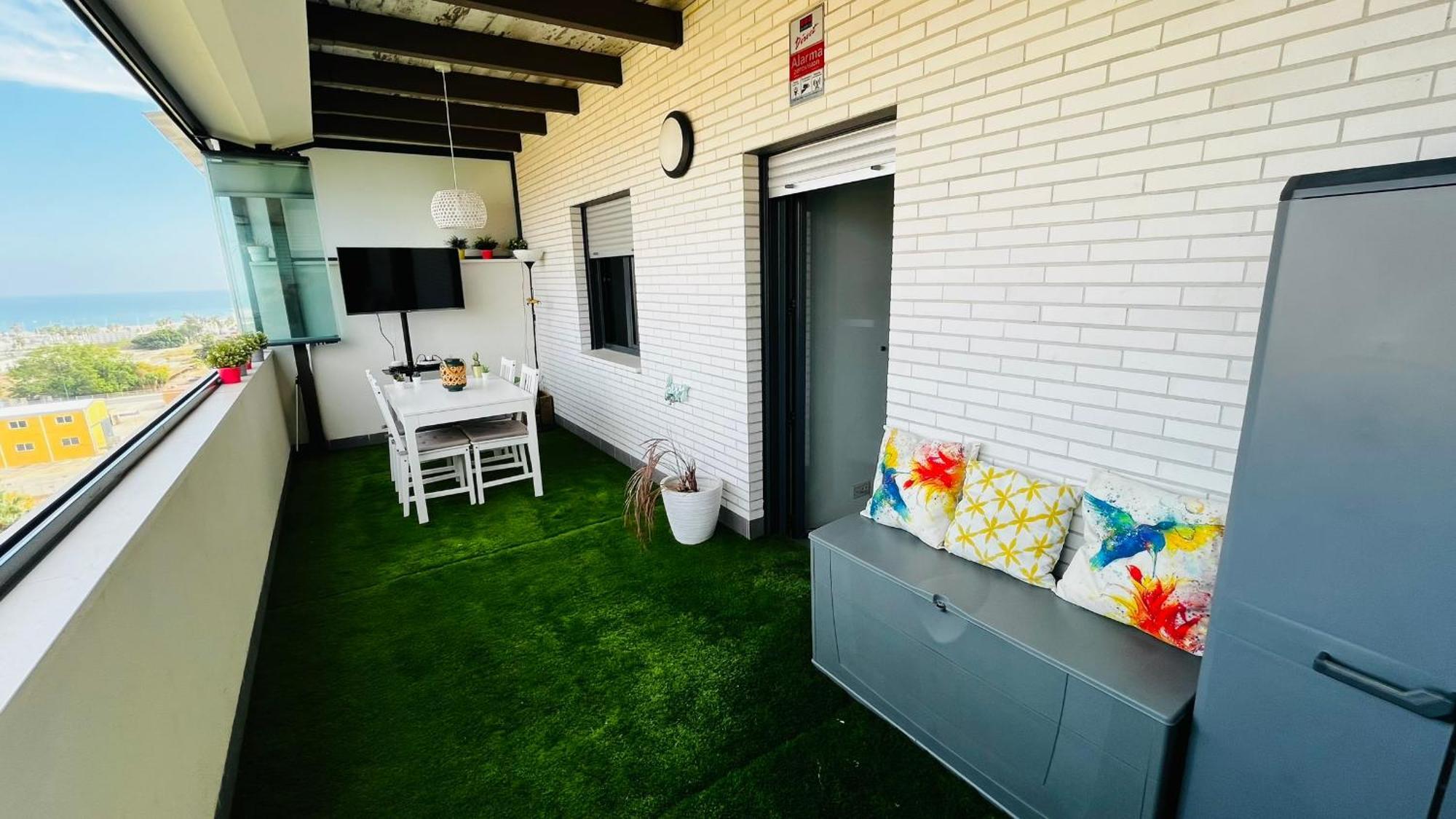 Atico Con Piscina Y Vistas Al Mar Habitat Litoral *