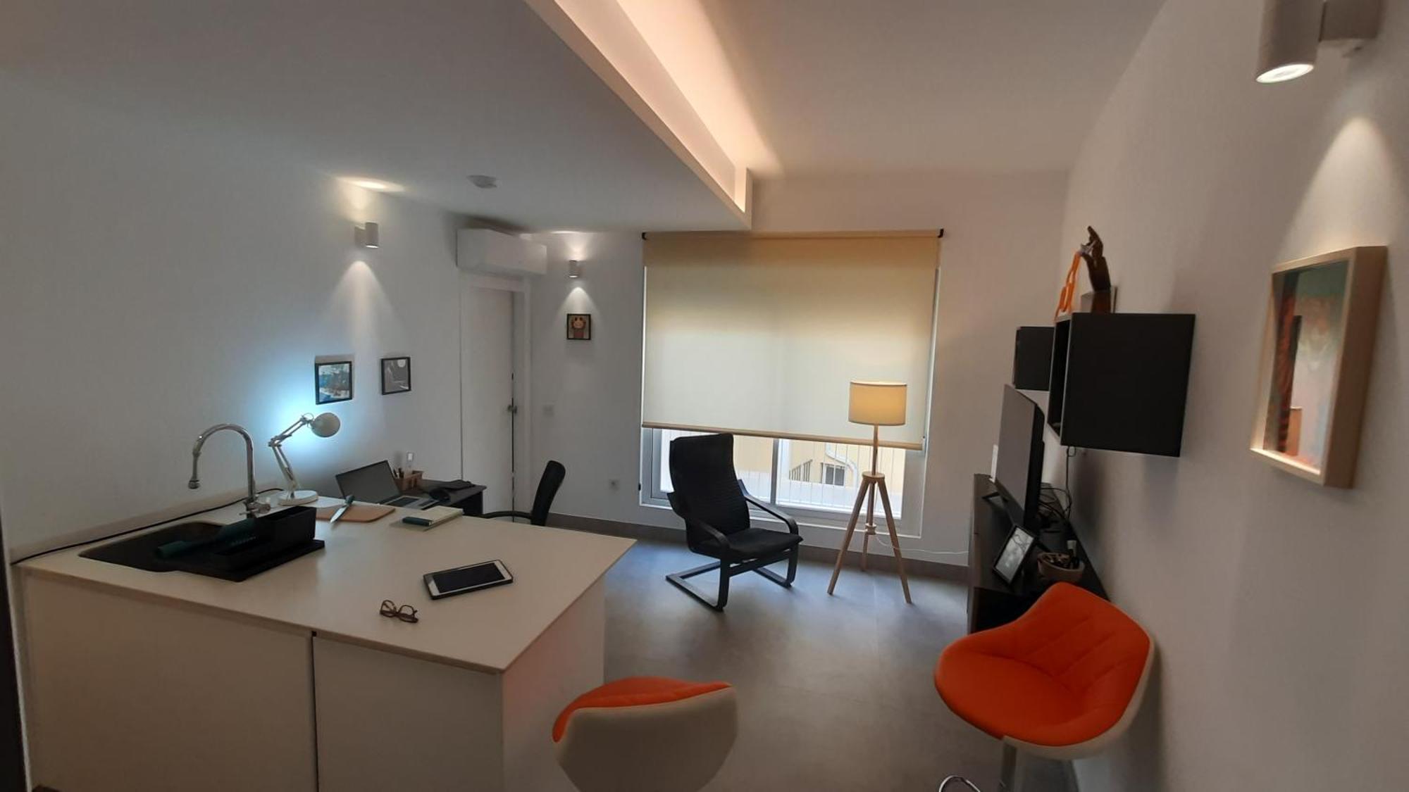 With Two In The Center Of Apartamento Málaga