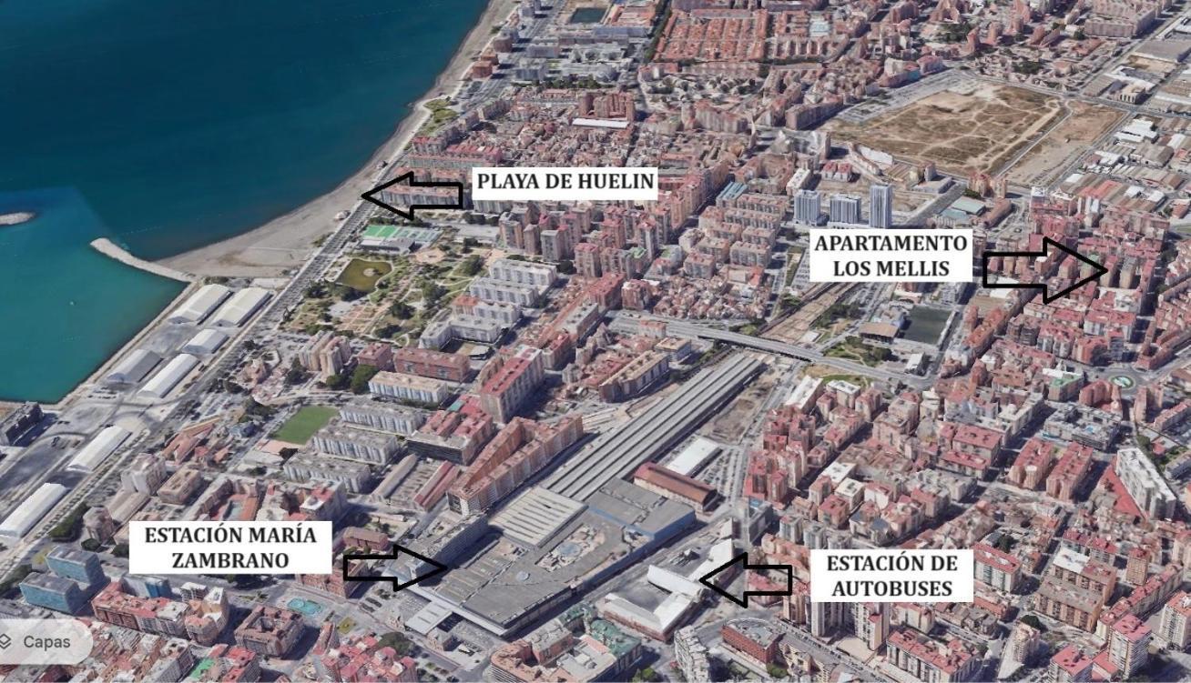 Mellis - Maria Zambrano Train Station & Bus Apartamento Málaga