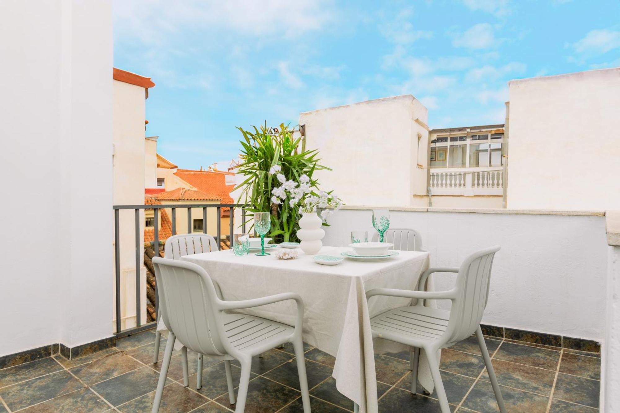 Apartamento Terraza Del Centro - With A Spectacular Terrace In The Center Málaga