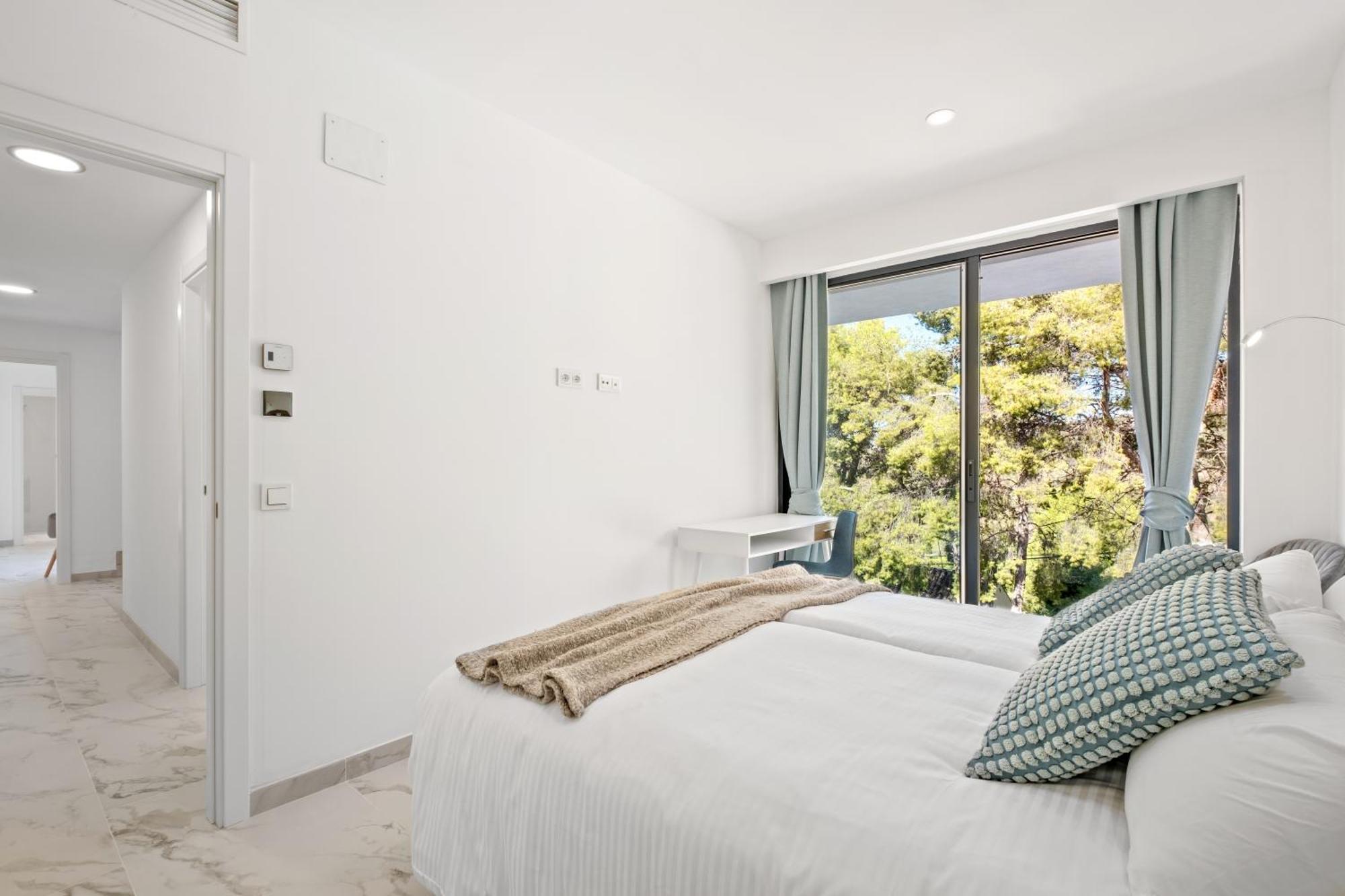 Villa Pinares De San Anton, Malaga, With Sea, City And Mountain Views