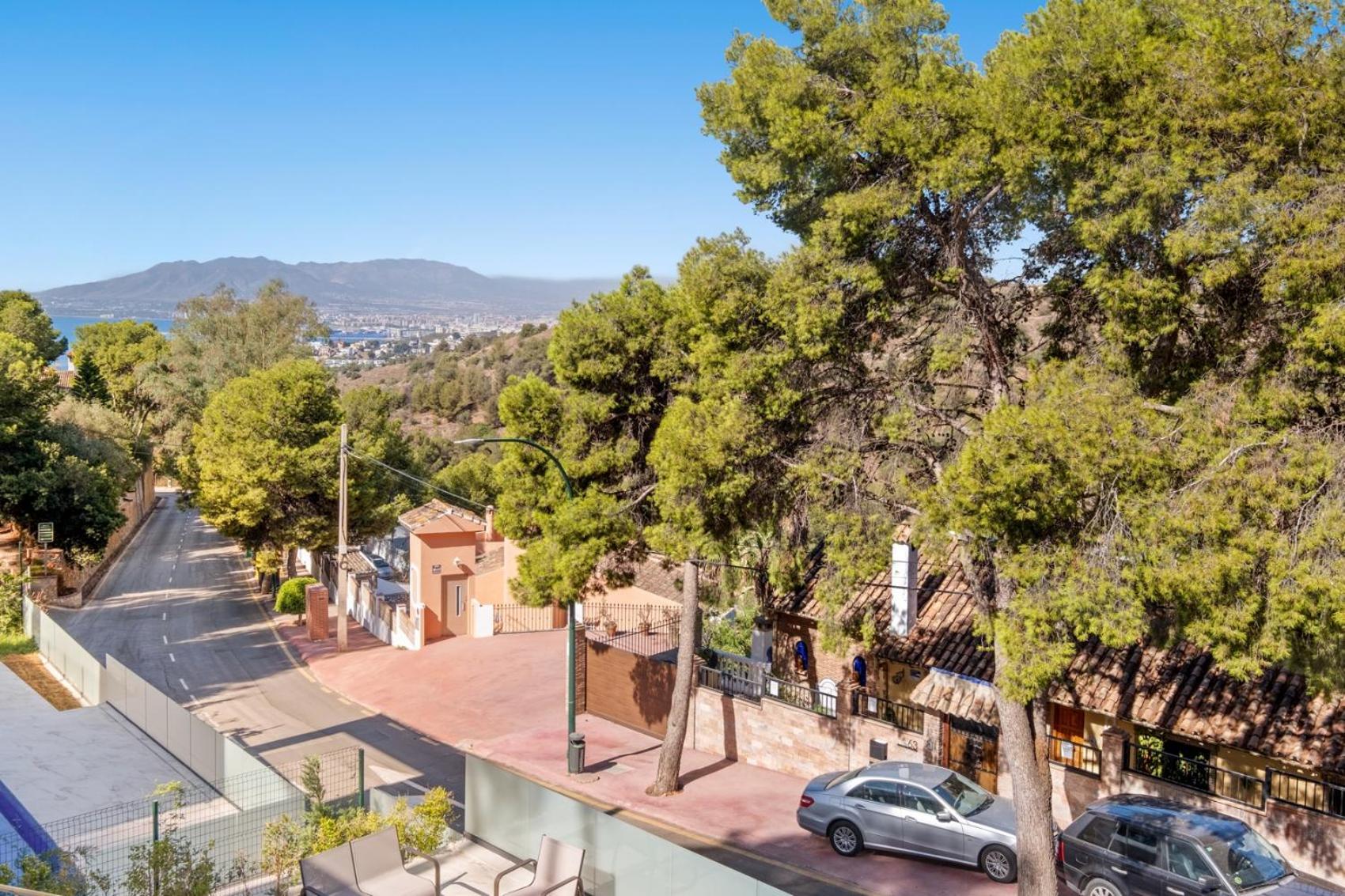 Pinares De San Anton, Malaga, With Sea, City And Mountain Views