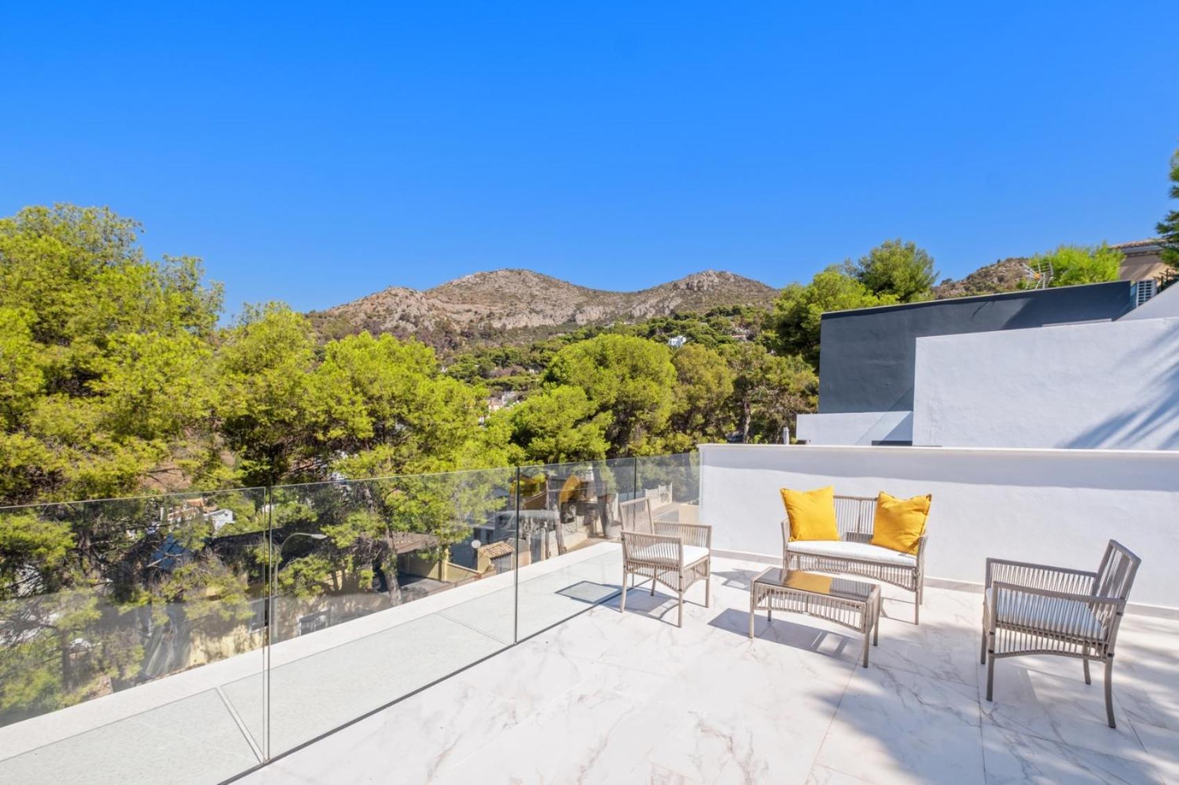 Pinares De San Anton, Malaga, With Sea, City And Mountain Views