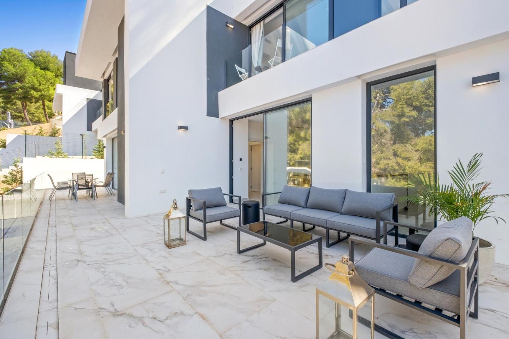 Villa Pinares De San Anton, Malaga, With Sea, City And Mountain Views