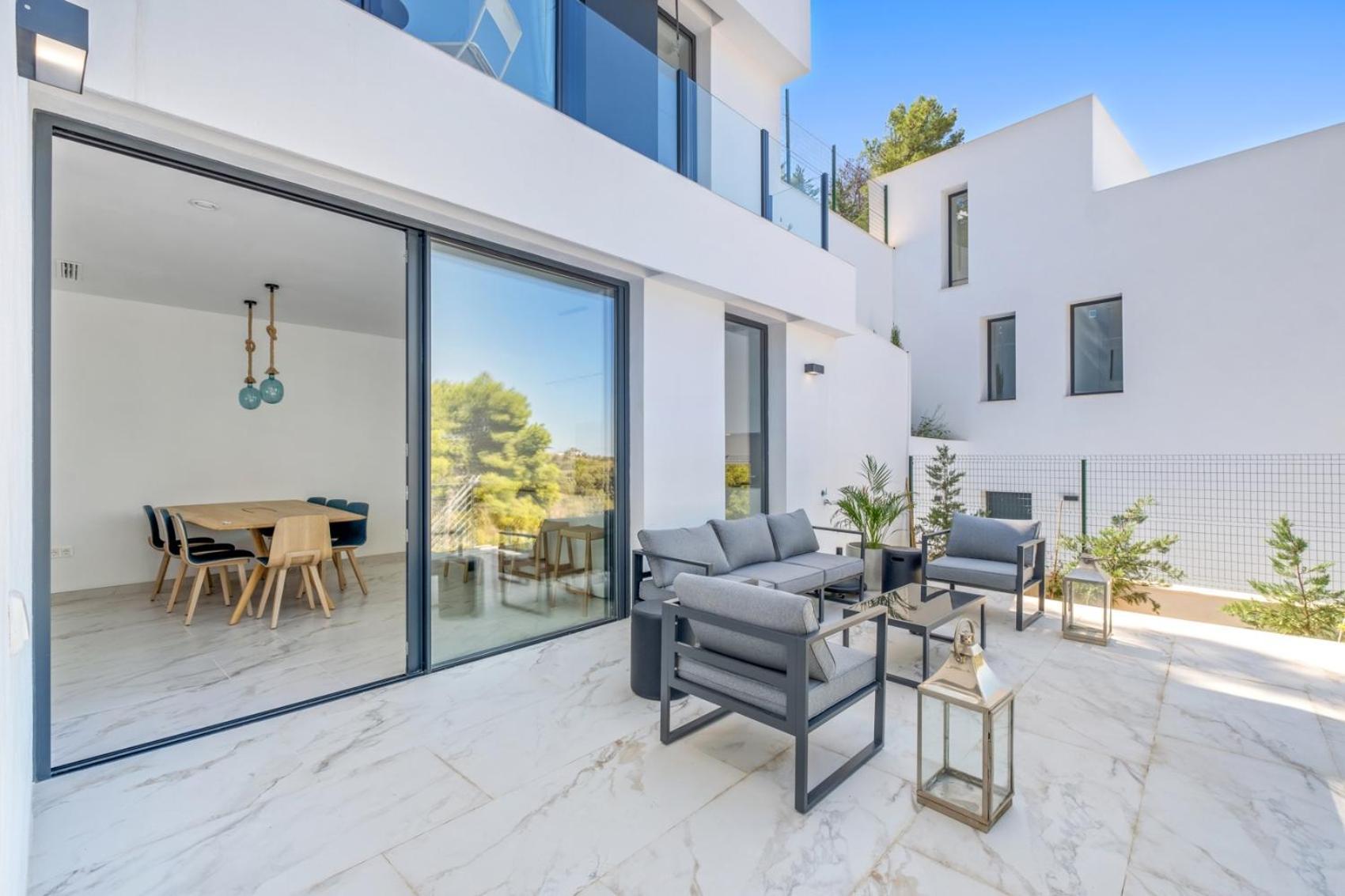 Villa Pinares De San Anton, Malaga, With Sea, City And Mountain Views