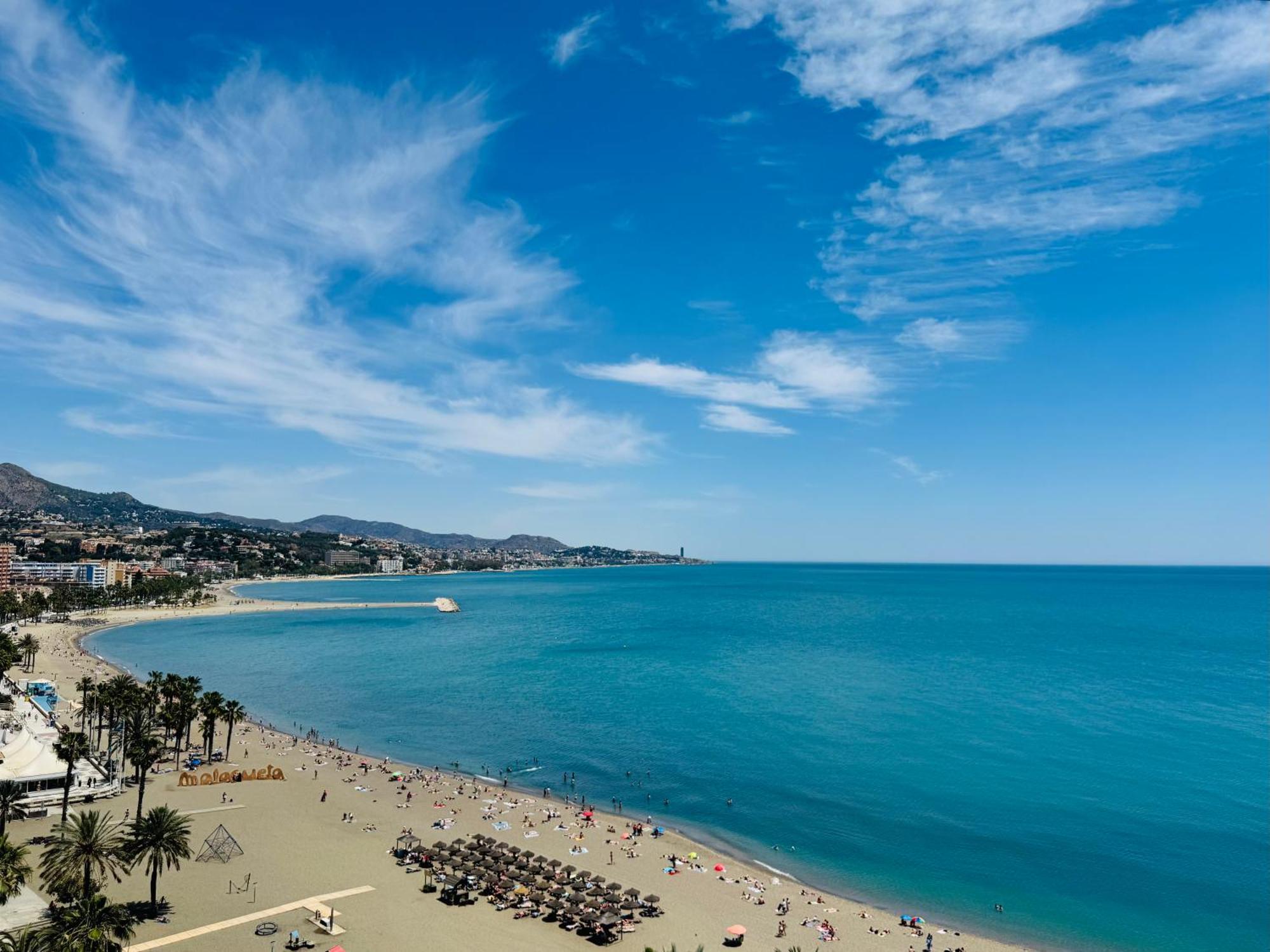 Malagueta Premium Con Terraza Y Vistas Al Mar *