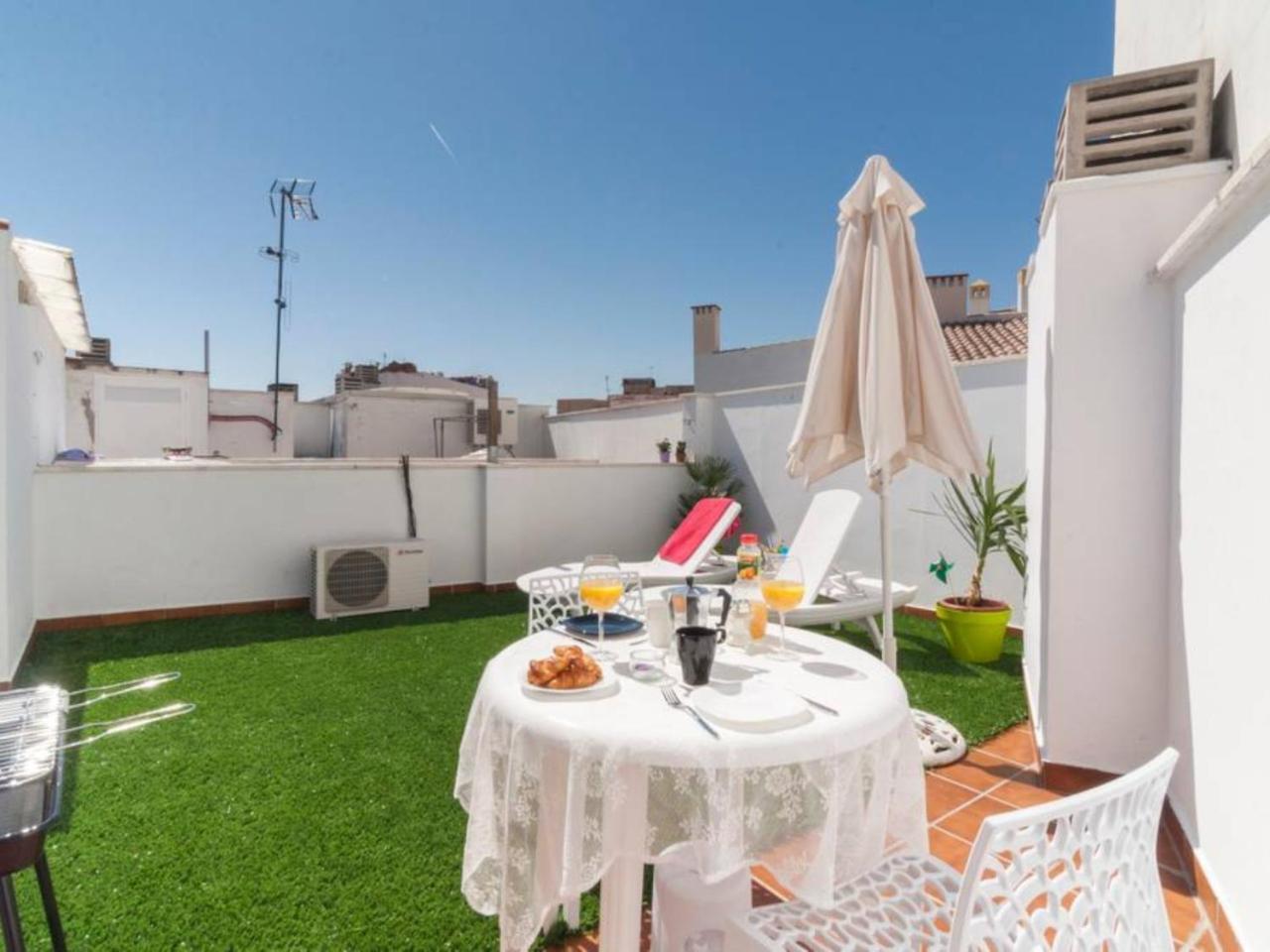 Apartamento Atico Centro Historico A/c Bbq Wifi Málaga