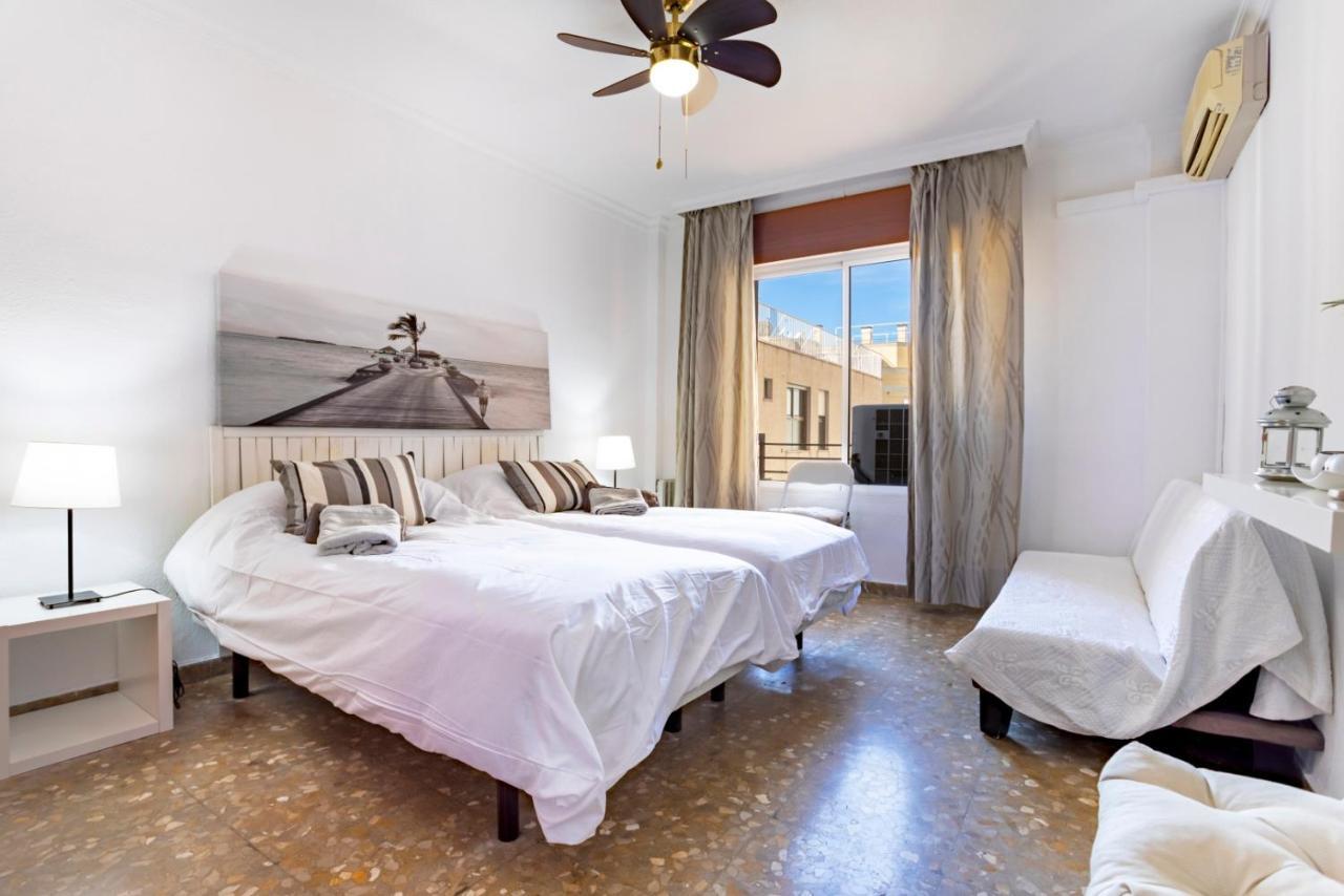 Apartamento Playa Malagueta-canovas, 8 Personas *
