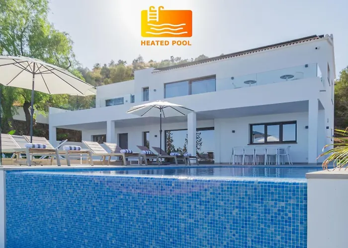 Happyplace Malaga -- Villa With Panoramic Sea View Heated Infinity Saltwater Pool