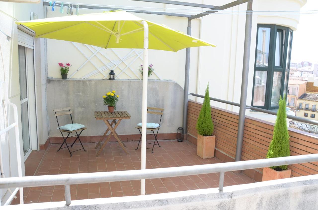 Terraza Centro Pensión Málaga