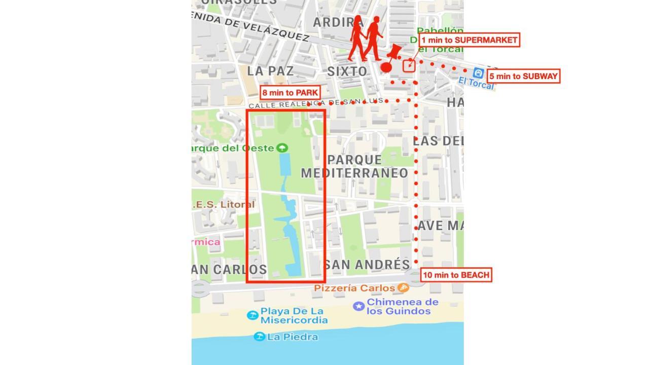 Apartamento Cómodo, Moderno Y Cerca De Todo En Málaga