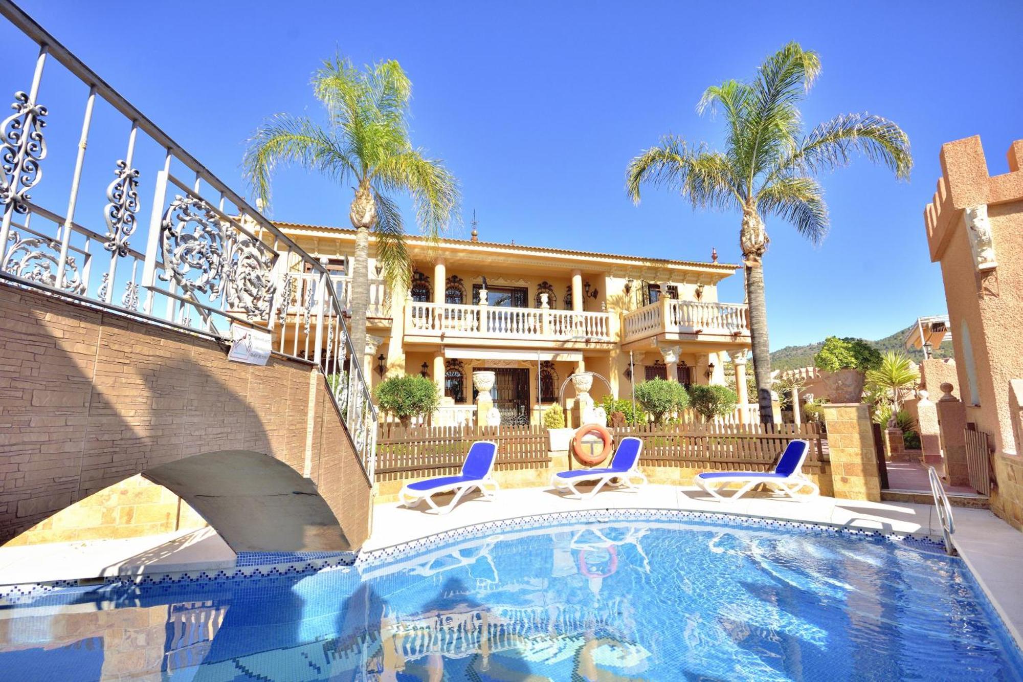 Rural En Con Piscina Y Vistas Al Mar Villa Malaga