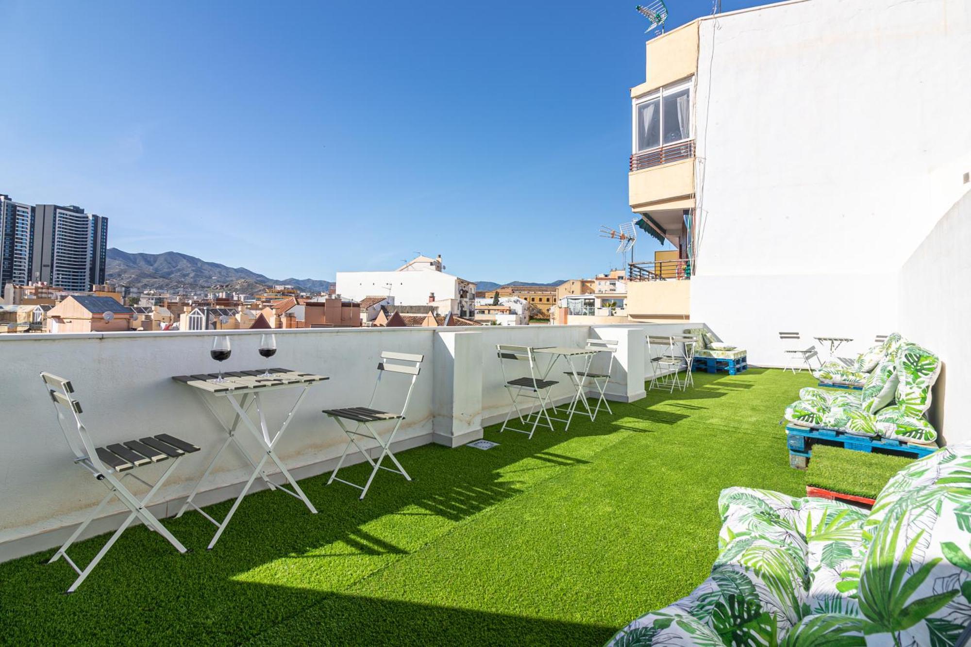 Center Flat Apart & Terrace By Koral * Málaga