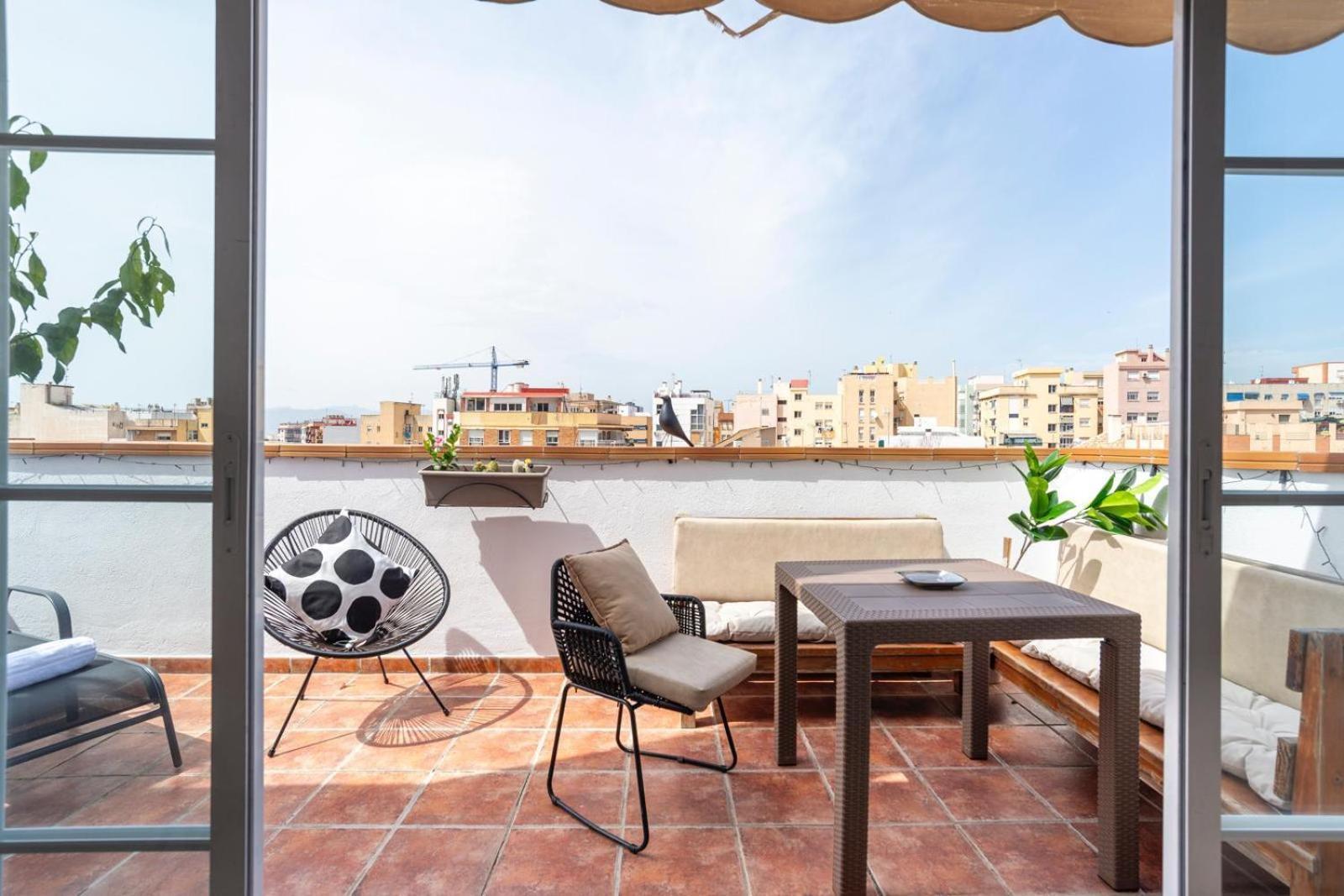 Apartment New Penthouse Gr3- Flat In Center With Cozy Terrace Malaga